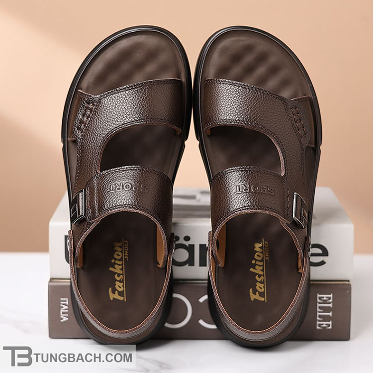 Dép Sandal Nam Da Bò Thật DSD02 (14)