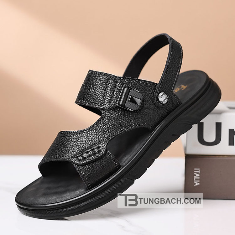 Dép Sandal Nam Da Bò Thật DSD02 (16)