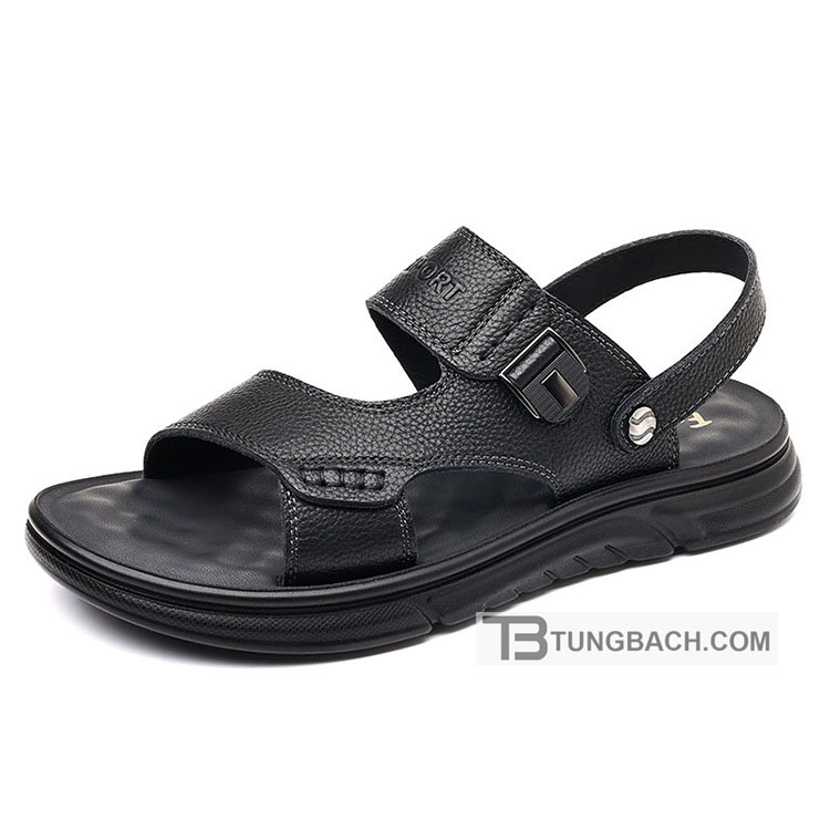 Dép Sandal Nam Da Bò Thật DSD02 (3)