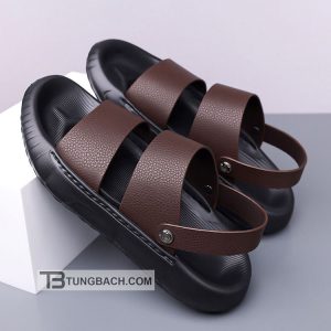 Dép Sandal Nam Da Bò Thật DSD03 Đế Dày Êm Chân, Chống Trượt - Ảnh 20