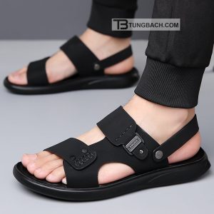 Dép Sandal Nam Da Microfiber Đế PU Êm Chân DSD08 - Ảnh 14