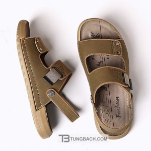 Dép Sandal Nam Da Quai Bản Rộng DSD05 Đế PU Êm Chân Đi 2 Kiểu - Ảnh 20