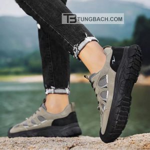 Giày Thể Thao Nam Đế Mềm GTTN05 Chống Trượt Chống Mài Mòn Cổ Thấp - Ảnh 13