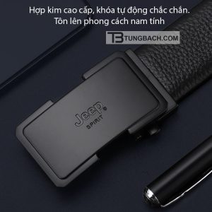 Thắt Lưng Jeep Da Bò TL08 Khóa Tự Động Chính Hãng - Ảnh 6