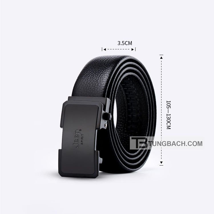 Thắt Lưng Jeep Da Bò TL08 Khóa Tự Động Chính Hãng - Ảnh 2